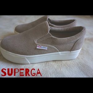 SUPERGA Platform Slip ons